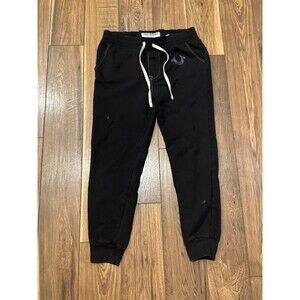 True Religion Men’s Classic Logo Jogger Sweatpant Black Sz M (SEE PICS!)